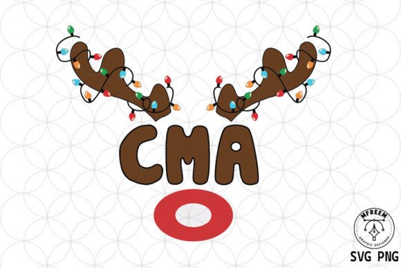 CMA Retro Christmas SVG: Graphics for Crafts