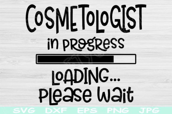 Cosmetologist Loading SVG: Graphics for Crafts