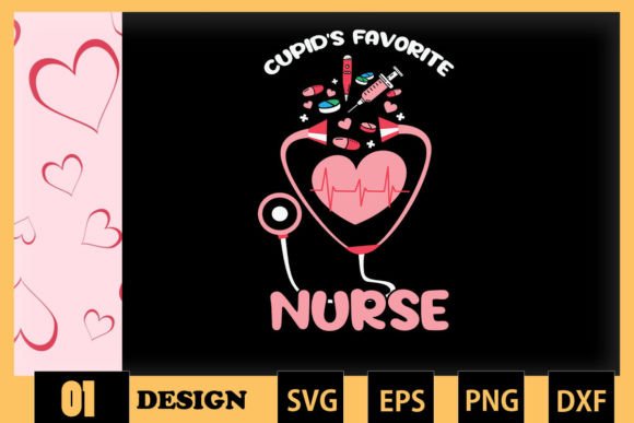 Cupid’s Favorite Nurse Valentine Design Review