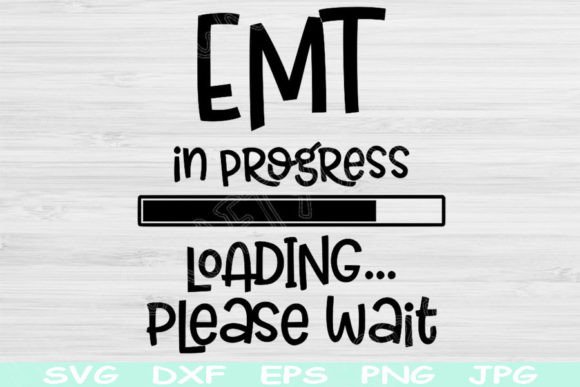EMT Loading SVG: Graphics for Crafts & Web