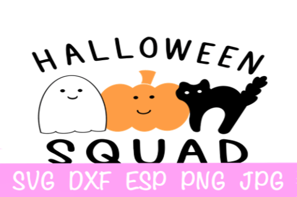 Halloween Squad SVG: Graphics for Crafts