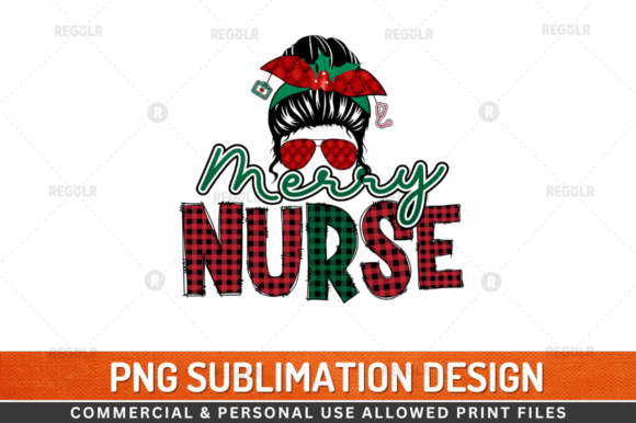Merry Nurse PNG: Graphics for Crafts