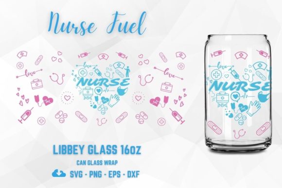 Nurse Fuel SVG: Graphics for Crafts Branding