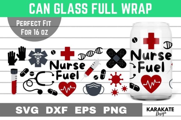 Nurse Fuel SVG: Modern Graphics for Crafts