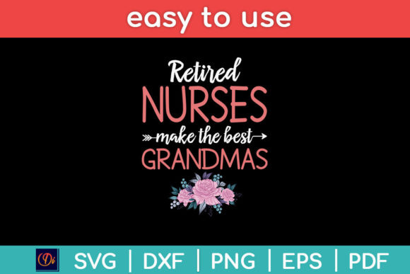 Retired Nurse Gift Graphics for Crafts