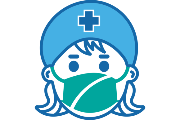 Reviewing the Female Nurse with Mask Design