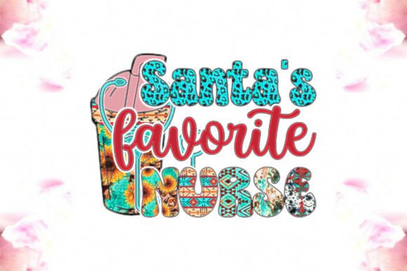 Santa s Favorite Nurse Graphics for Crafts